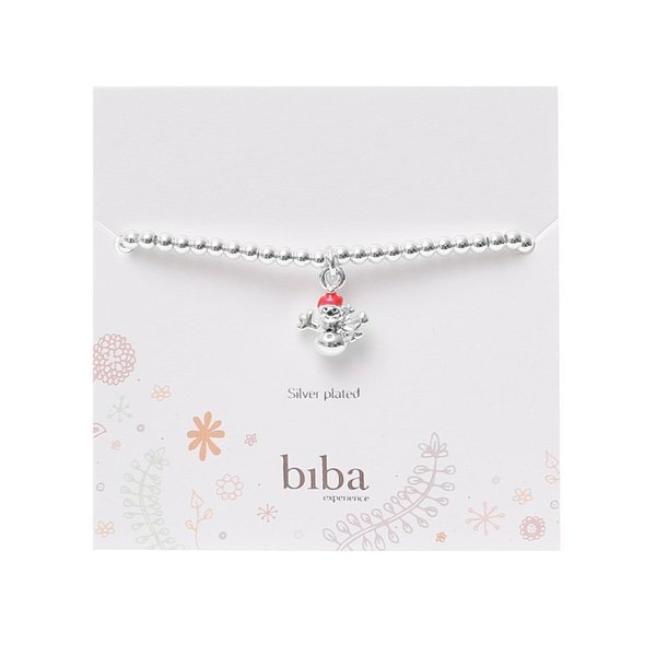 BIBA Armband Sneeuwpop - Elastiek - 53037-1