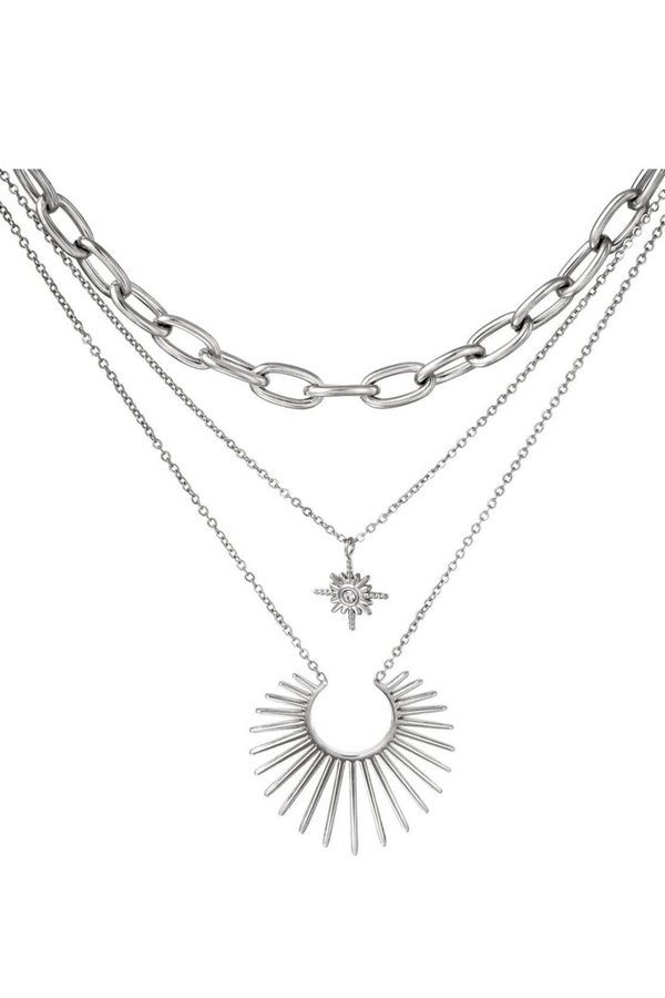 Ketting Starry Night Zilver Stainless Steel